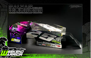 'Weekend Warrior' -Purple Haze- Pre-Wrapped & Assembled Genuine Salvas Mudboss Lexan Body for Short Course Traxxas Slash Racing - Darkside Studio Arts LLC.