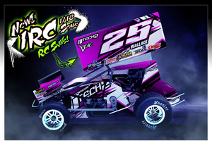 Buy 1RC Racxing 1/18 Scale wraps skins and graphics kits custom made by Darkside Studios LLC