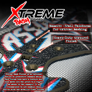 'Ticket To Ride' Aftermarket Chassis Skid Graphic Wrap Skin Protection Kit Fits Traxxas Sledge - Darkside Studio Arts LLC.
