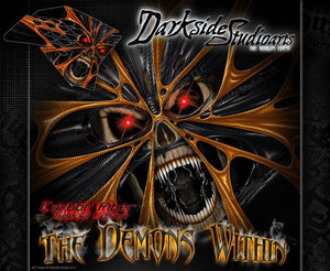 "The Demons Within" Graphics Wrap Decals Fits Ktm 2008-2016 Smr450 Smr525 Smr560 - Darkside Studio Arts LLC.