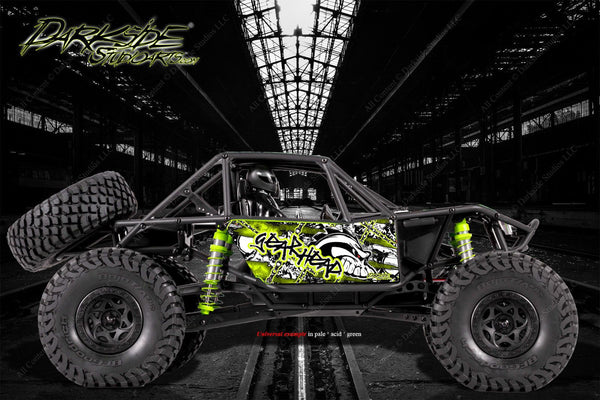 Gear Head' Themed Hop-Up Skin Graphics Fits Axial Rr10 Bomber