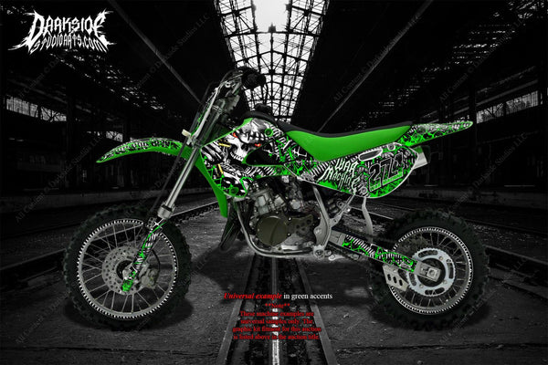 Graphics Kit For Kawasaki 1985-2020 Kx60 Kx65 