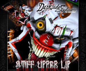 "Stiff Upper Lip" Graphic Wrap Fit Ktm 1998-2008 50Sx 65Sx Ktm65 Ktm50 Sx65 Sx50 - Darkside Studio Arts LLC.