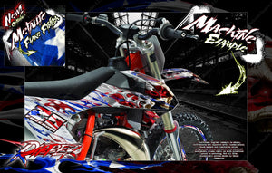 "Ripper" Graphics Decals Wrap Fits Sx & Sxf Ktm 2011-2019 Sx 250Sxf 450Sxf 125 - Darkside Studio Arts LLC.