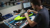 'Turbulence' Premium RC Pit / Work Mat – Customizable, Rollable, Rubber non-slip base, Polyester Top, Stitched Edges | Darkside Studio Arts LLC - 9