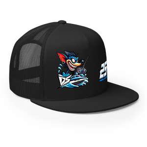 'Darkside Studios Company Rat' RC Boat Edition Custom DTF Printed Trucker Hat Cap - Darkside Studio Arts LLC.