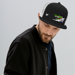 'Need For Speed' Dirt Oval RC Racing Custom DTF Printed Trucker Hat Cap - Darkside Studio Arts LLC.