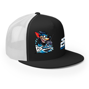 'Darkside Studios Company Rat' RC Boat Edition Custom DTF Printed Trucker Hat Cap - Darkside Studio Arts LLC.