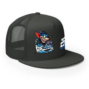 'Darkside Studios Company Rat' RC Boat Edition Custom DTF Printed Trucker Hat Cap - Darkside Studio Arts LLC.