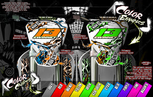 'Amped' Chassis Wrap Decal Kit Fits Losi Super Rock Rey 2.0 / Super Baja Rey Hop-Up Protection - Darkside Studio Arts LLC.