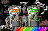 Custom protective RC chassis skin graphics | Darkside Studio Arts LLC