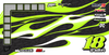 'Turbulence' Premium RC Pit / Work Mat – Customizable, Rollable, Rubber non-slip base, Polyester Top, Stitched Edges | Darkside Studio Arts LLC - 2