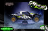 'Series 5X' Themed Graphics Kit Fits Losi® 5IVE-T Series | Losi® 5IVE-T 1.0 | Losi® 5IVE-TE 3.0 | 30° North Big Flex Body | King Motor | Rovan | Darkside Studio Arts LLC.