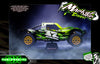 'Series 9X' Themed Graphics Kit Fits Losi® 5IVE-T Series | Losi® 5IVE-T 1.0 | Losi® 5IVE-TE 3.0 | 30° North Big Flex Body | King Motor | Rovan | Darkside Studio Arts LLC.
