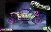 'Hyper' Themed Wrap Fits Kraken RC® | SX5 Sidewinder | TSK | TSK-b | Vekta.5 | Vesla.5 | Darkside Studio Arts LLC.