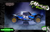 'Series 1X' Themed Graphics Kit Fits Losi® 5IVE-T Series | Losi® 5IVE-T 1.0 | Losi® 5IVE-TE 3.0 | 30° North Big Flex Body | King Motor | Rovan | Darkside Studio Arts LLC.
