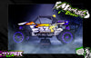 'Hyper' Themed Wrap Fits Kraken RC® | SX5 Sidewinder | TSK | TSK-b | Vekta.5 | Vesla.5 | Darkside Studio Arts LLC.