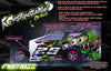 'Neon Series I' High Vis Neon Fluorescent Decal Skin Set For JBody RC Mudboss / Late Model Graphics Wrap | Darkside Studio Arts LLC.