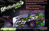 'Neon Series I' High Vis Neon Fluorescent Decal Skin Fits JBody RC Mudboss / Crate Late Model Graphics | Darkside Studio Arts LLC.