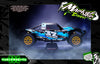'Series 1X' Themed Graphics Kit Fits Losi® 5IVE-T Series | Losi® 5IVE-T 1.0 | Losi® 5IVE-TE 3.0 | 30° North Big Flex Body | King Motor | Rovan | Darkside Studio Arts LLC.