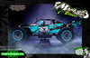 'Series 1X' Skin Wrap Graphics Kit Fits Losi Desert Buggy Dbxl / Dbxl 2.0 / Dbxl-E / Dbxl-E 2.0 | Darkside Studio Arts LLC.