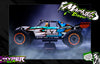 'Hyper' Themed Graphics Skin Kit Fits Losi® | Desert Buggy XL | Desert Buggy XL 2.0 | Desert Buggy XL-E | Desert Buggy XL-E 2.0 | Darkside Studio Arts LLC.