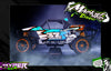 'Hyper' Themed Wrap Fits Kraken RC® | SX5 Sidewinder | TSK | TSK-b | Vekta.5 | Vesla.5 | Darkside Studio Arts LLC.