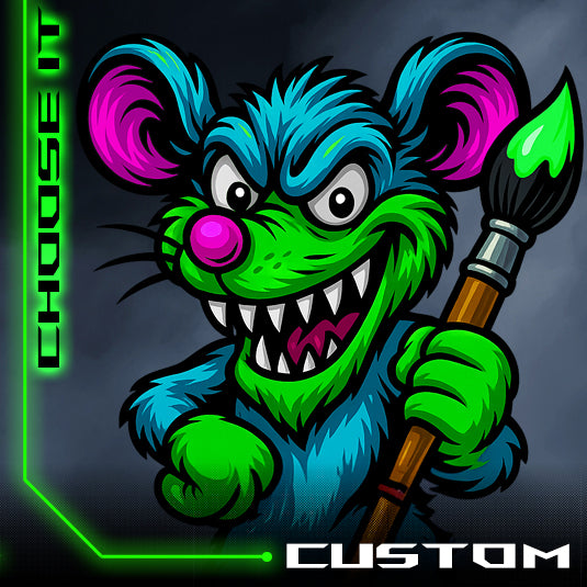 'Fully Custom Series' Premium — Full Custom Design Graphics Wrap Skin Kit For Traxxas Modified / Late Model | Darkside Studio Arts LLC.