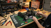 'Machinehead' Premium RC Pit / Work Mat – Customizable, Rollable, Rubber non-slip base, Polyester Top, Stitched Edges | Darkside Studio Arts LLC - 10