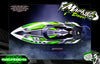 'Series 5X' Themed Graphics Skin Kit Fits Pro Boat Jetstream Recoil Veles Impulse Shockwave Sonicwake Zelos BlackJack React UL19 | Darkside Studio Arts LLC.