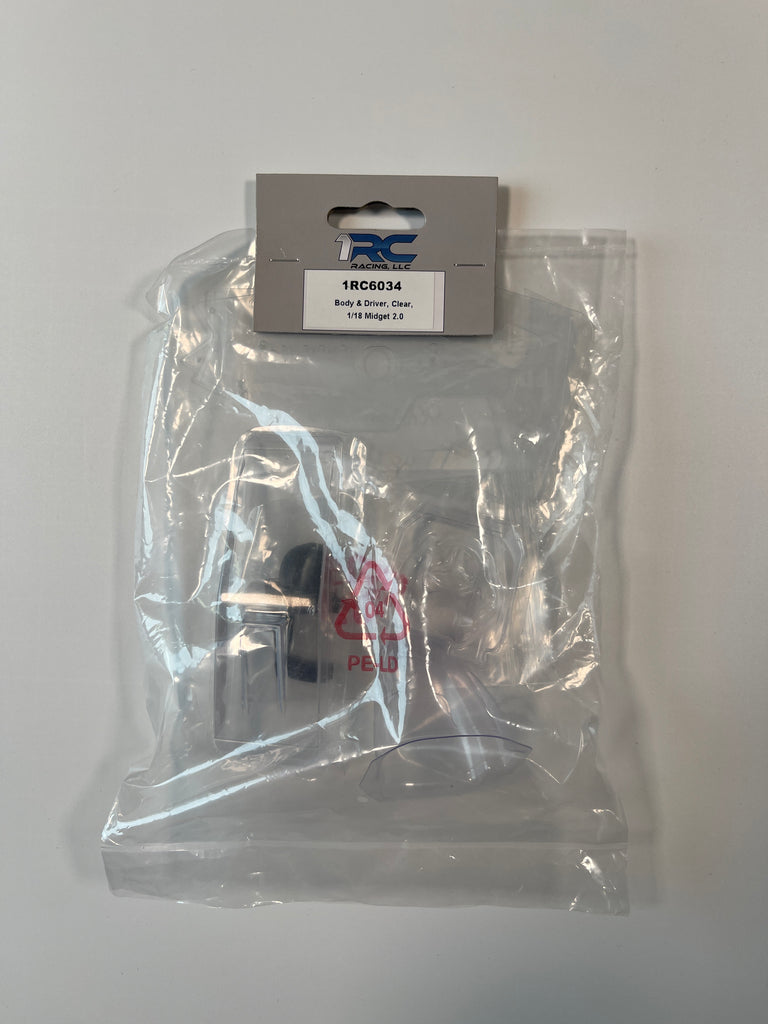 1RC Body & Driver, 1/18 Midget 2.0 1RC6034 | Darkside Studio Arts LLC.