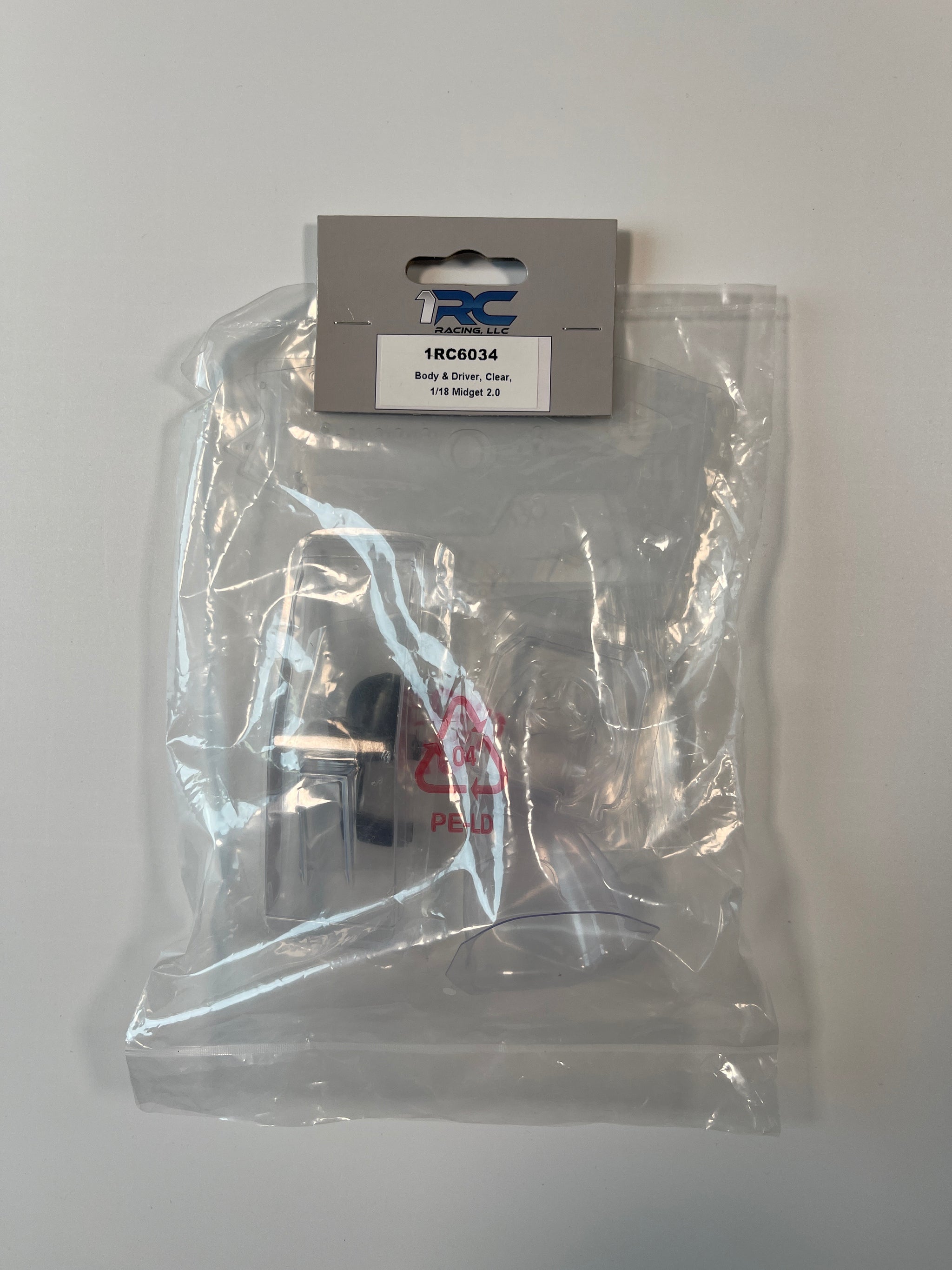 1RC Body & Driver, 1/18 Midget 2.0 1RC6034 | Darkside Studio Arts LLC.