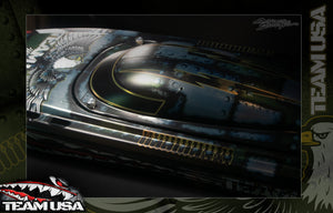 'TEAM USA' Graphics For Honda Grom 2013-2021 Decal Wrap  Fits Oem Parts Msx125 - Darkside Studio Arts LLC.