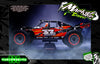 'Series 1X' Skin Wrap Graphics Kit Fits Losi Desert Buggy Dbxl / Dbxl 2.0 / Dbxl-E / Dbxl-E 2.0 | Darkside Studio Arts LLC.