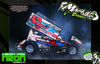 'Neon Series IV' Customizable Graphics Wrap Kit For Team GFRP Weapon Sprint Midget Hustler Assault JACK Paradigm Body | Darkside Studio Arts LLC.