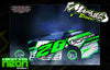 'Neon Series I' High Vis Neon Fluorescent Decal Skin Fits JBody RC Mudboss / Crate Late Model Graphics | Darkside Studio Arts LLC.