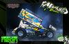 'Neon Series IV' Custom Graphics Kit for McAllister Sprint Cars – Port Royal, Placerville, Velocity, Mercer | Darkside Studio Arts LLC.