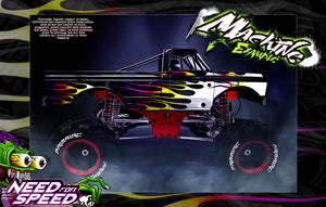 'Need For Speed' Accessory Hop Up Body Wrap Skin Kit Fits Primal Rc Mega Monster Truck *Now Available!* - Darkside Studio Arts LLC.