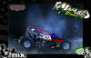 'POW' Customizable Graphics Wrap Skin Kit For CRD Impulse AE Midget - Darkside Studio Arts LLC.