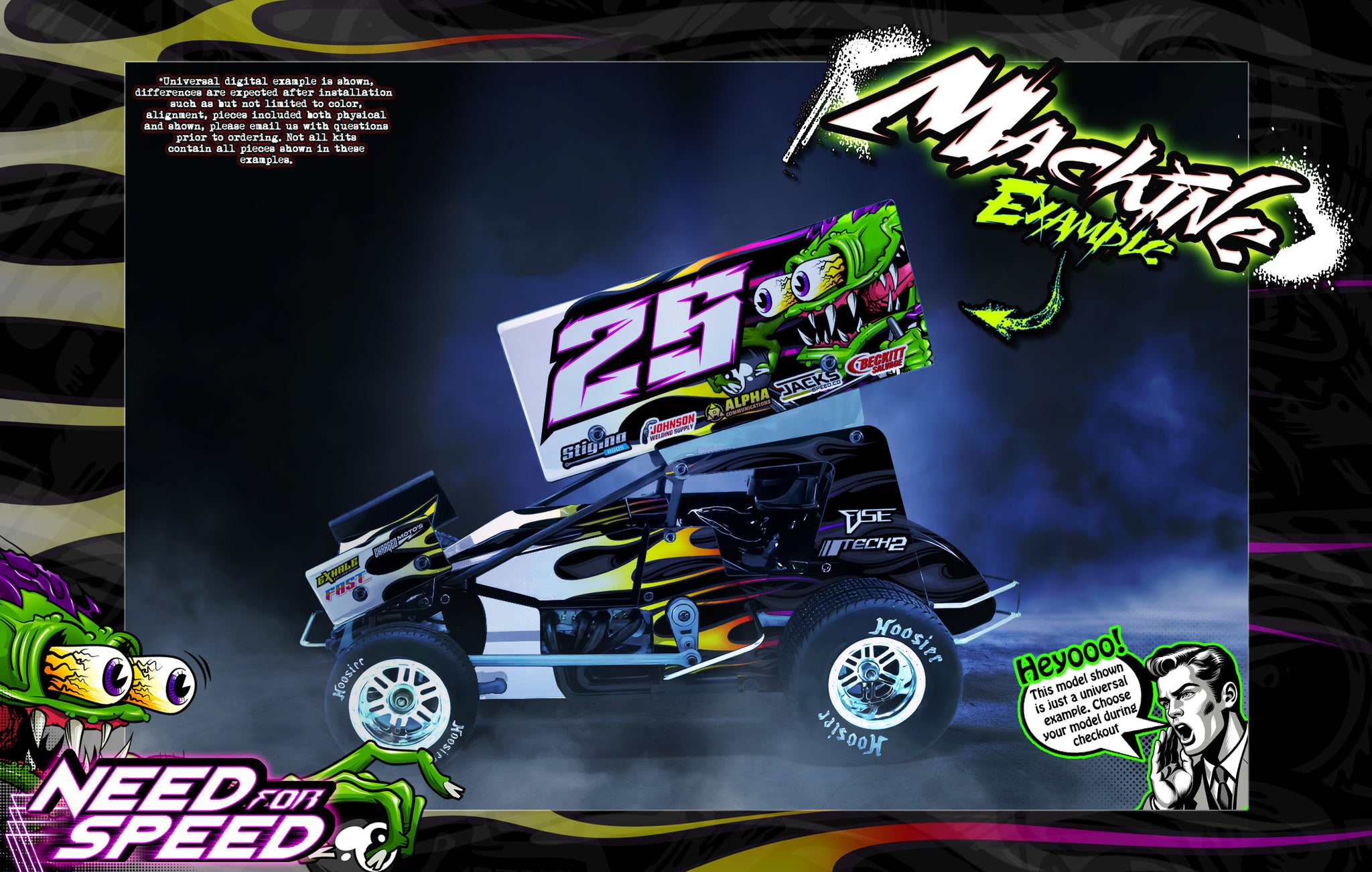Buy Custom Wraps Skins Graphics and Decal Kits for 1RC Racing Bodies ...