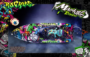 'Ruckus' Themed Graphics Skin Kit Fits Pro Boat Super Sonicwake 8s Hull and Cap - Darkside Studio Arts LLC.