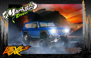 'Devils Peak' T.T.F. (Trim To Fit) Topographic Line Contours for Rock Crawl RC Trucks Fits Vanquish Products Element RC RC4WD and more! - Darkside Studio Arts LLC.