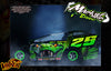 'Viper' Customizable Graphics Wrap Kit – Fits Kipps RC Bodies: EDM, MUDBOSS, IMCA, Short Course Modified | Darkside Studio Arts LLC.