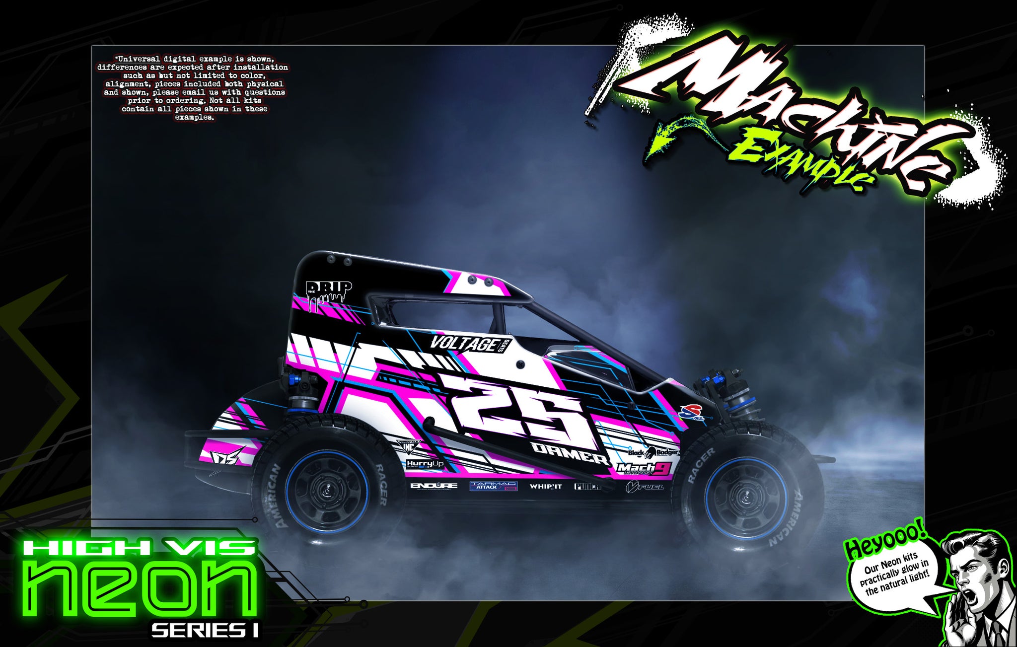 Custom Works Graphics Buy Custom Graphics Wraps and Skins For Custom Works RC - Darkside Stu ...