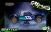 'Scatter' Themed Graphics Kit Fits 30° North Big Flex Body | Losi® 5IVE-T | King Motor | Rovan | Darkside Studio Arts LLC.