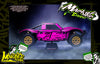 'Marked Up' -True Neon- Themed Graphics Kit Fits 30° North Big Flex Body | Losi® 5IVE-T | King Motor | Rovan | Darkside Studio Arts LLC.