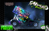 'Neon Series V' Custom Graphics Kit for McAllister Sprint Cars – Port Royal, Placerville, Velocity, Mercer | Darkside Studio Arts LLC.