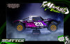 'Scatter' Themed Graphics Kit Fits 30° North Big Flex Body | Losi® 5IVE-T | King Motor | Rovan | Darkside Studio Arts LLC.