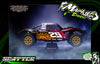 'Scatter' Themed Graphics Kit Fits 30° North Big Flex Body | Losi® 5IVE-T | King Motor | Rovan | Darkside Studio Arts LLC.