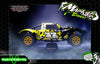 'Series V' Themed Graphics Kit Fits Losi® 5IVE-T Series | Losi® 5IVE-T 1.0 | Losi® 5IVE-TE 3.0 | 30° North Big Flex Body | King Motor | Rovan | Darkside Studio Arts LLC.